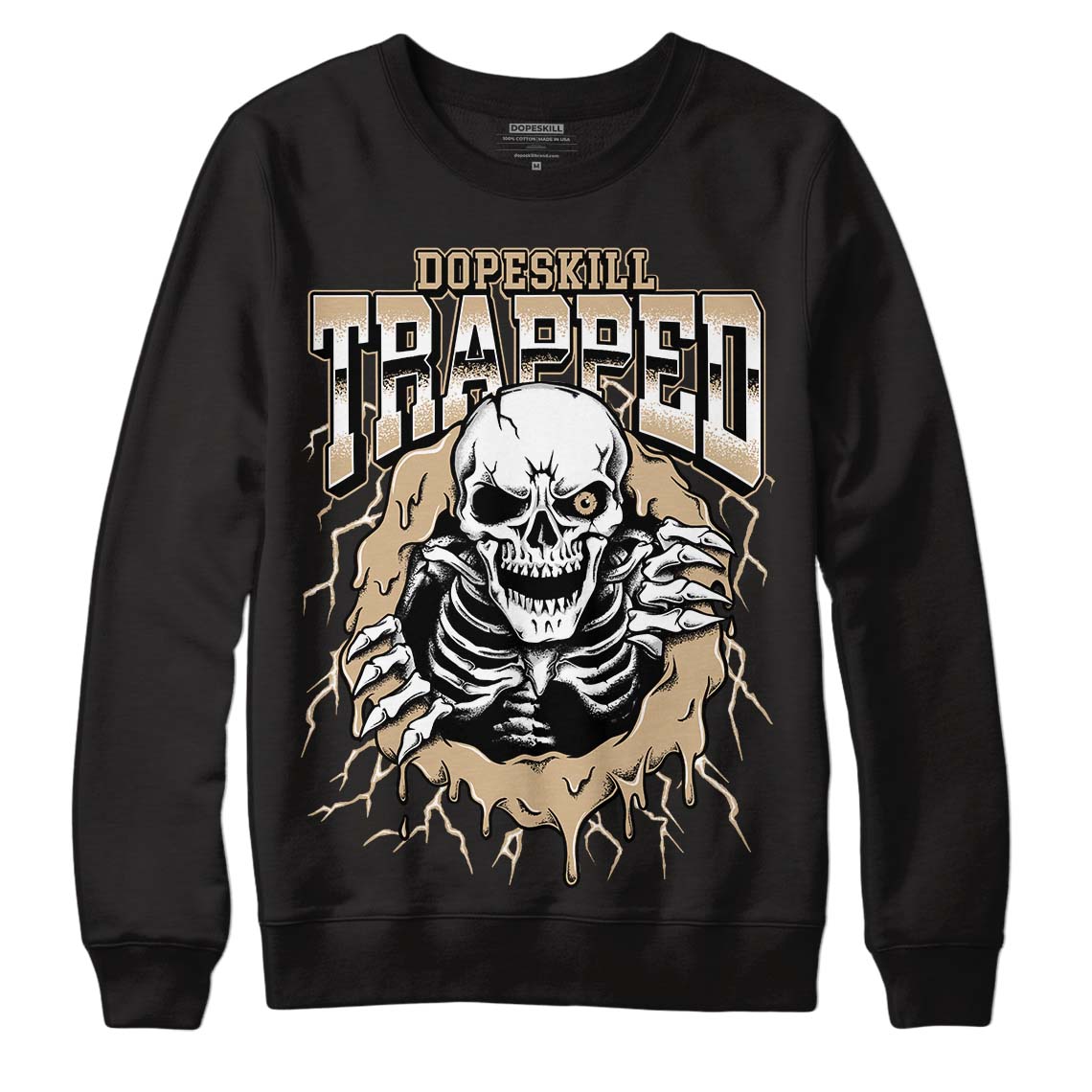 TAN Collection superstreetwear Sweatshirt Trapped Halloween Graphic