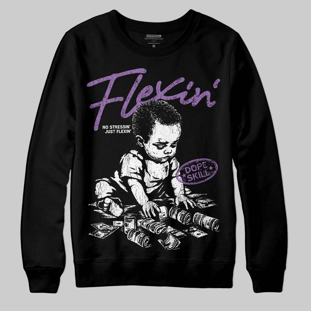 PURPLE Collection superstreetwear Sweatshirt Flexin' Graphic