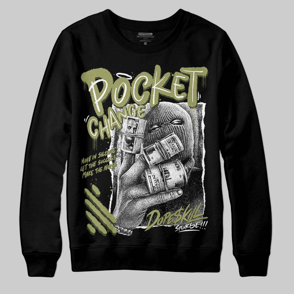 Olive Collection superstreetwear Sweatshirt Pocket Change Graphic