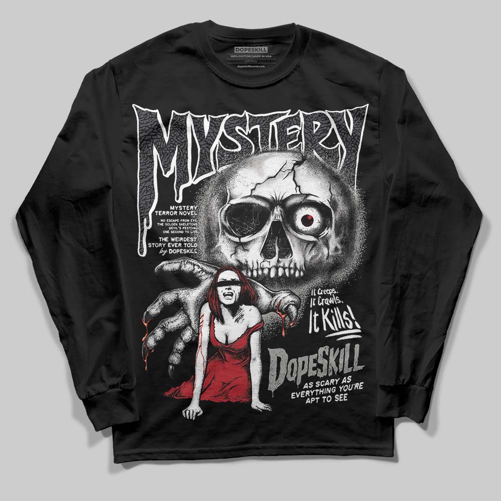Black Cat 3s superstreetwear Long Sleeve T-Shirt Mystery Ghostly Grasp Graphic