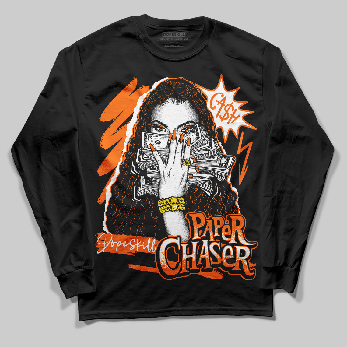 Dunk Low Magma Orange superstreetwear Long Sleeve T-Shirt NPC Graphic