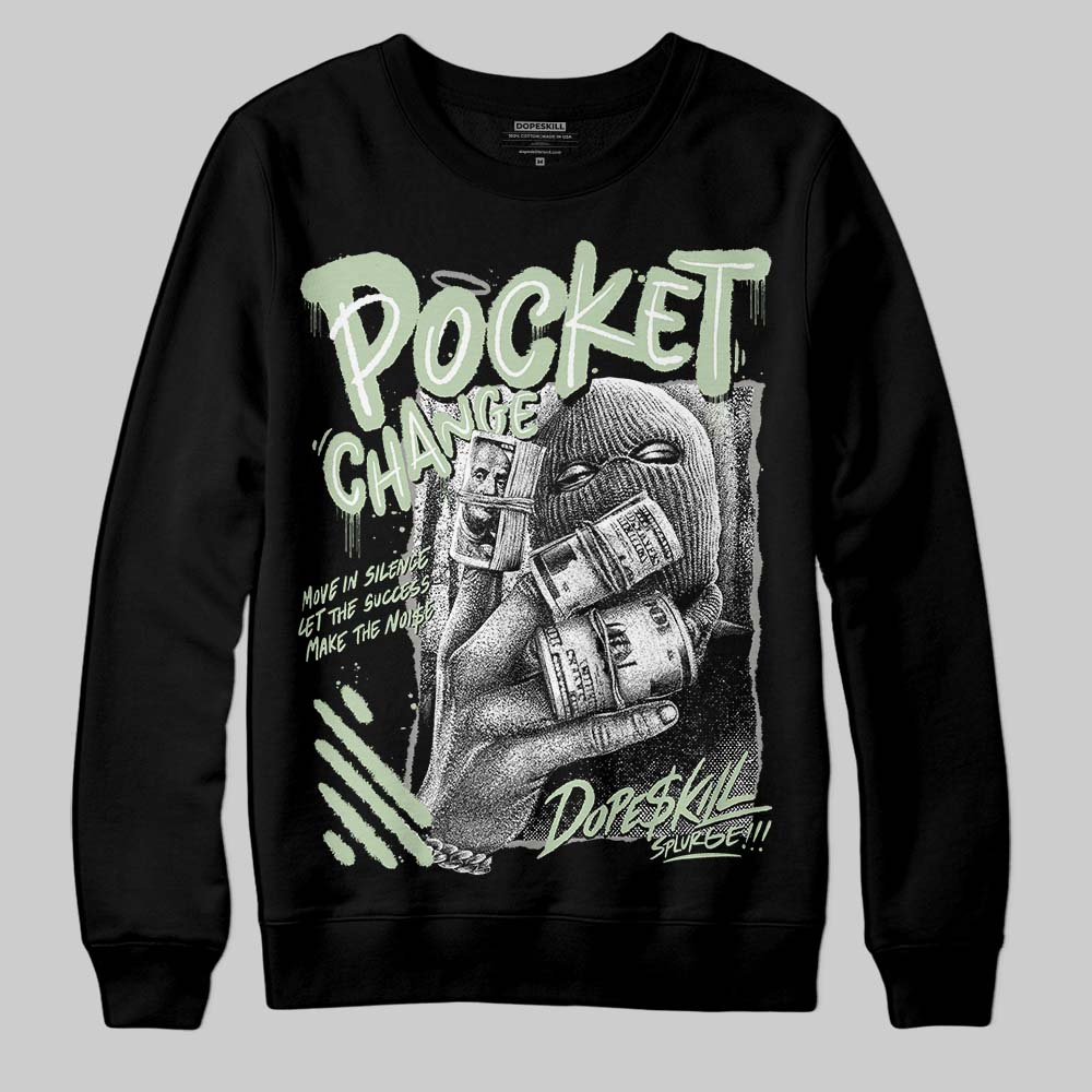 Seafoam 4s 2025 superstreetwear Sweatshirt Pocket Change Graphic
