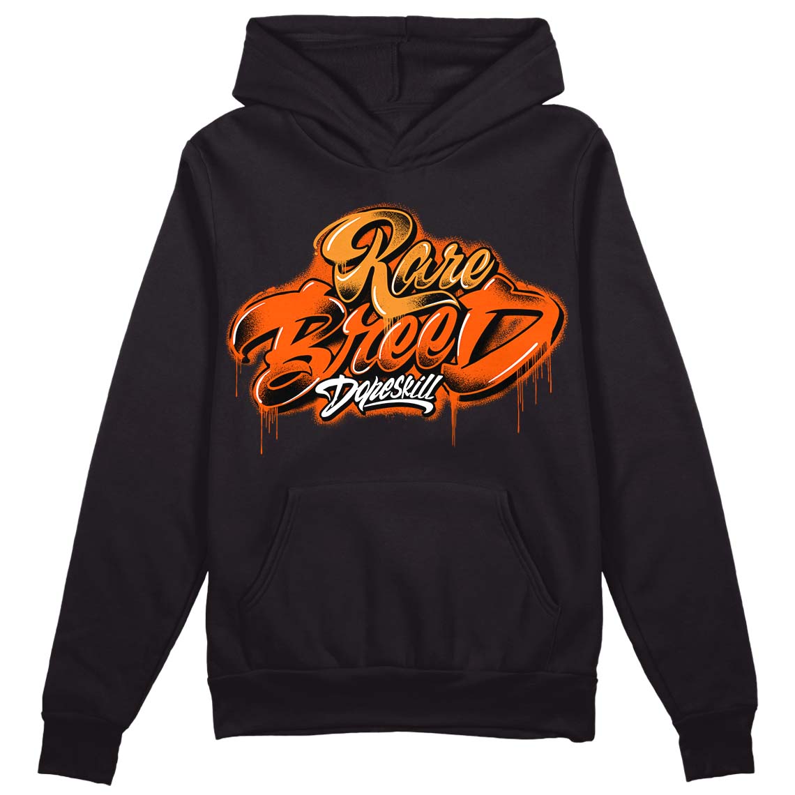 Brilliant Orange 12s superstreetwear Hoodie Sweatshirt Rare Breed Type Graphic