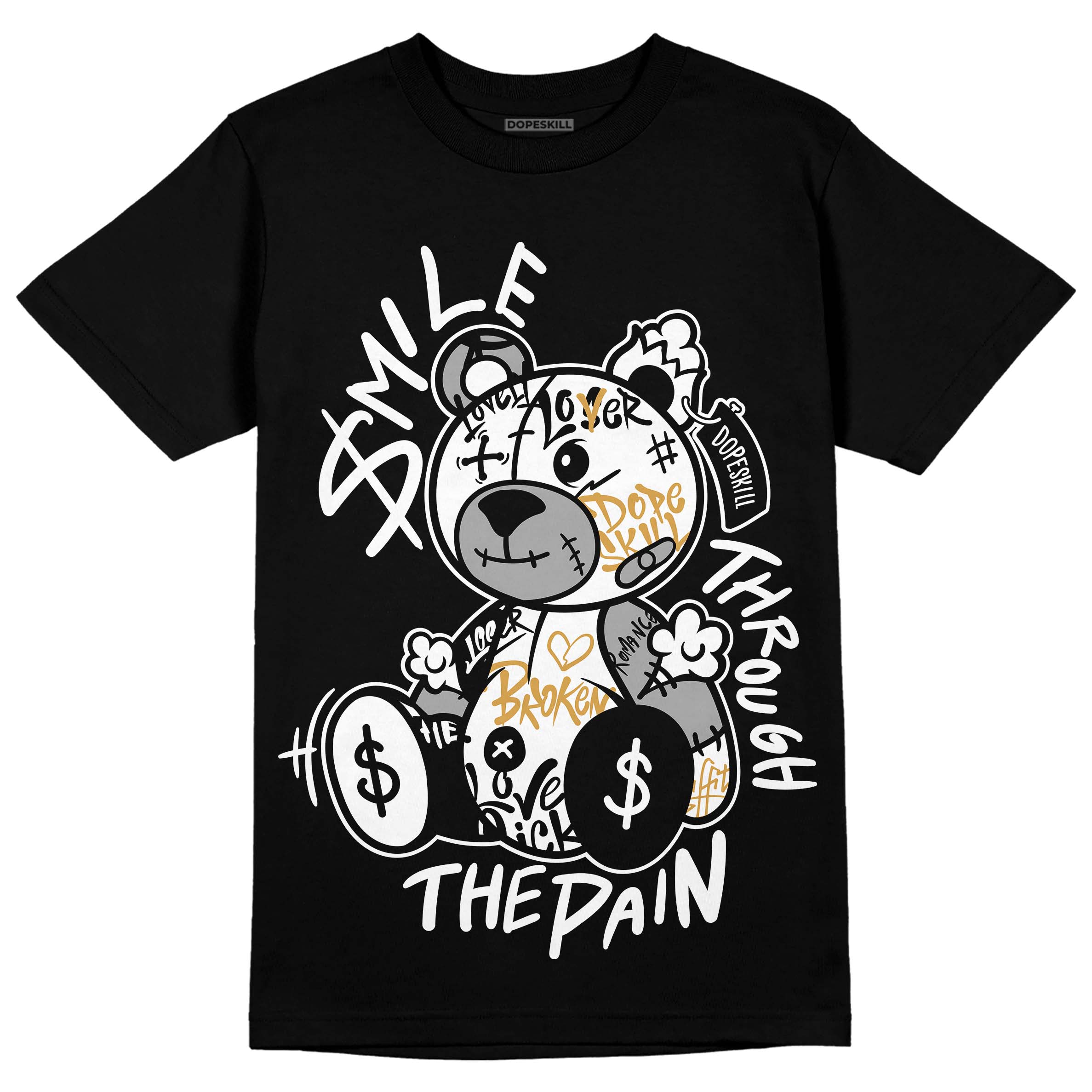 Gratitude 11s superstreetwear T-Shirt Smile Through The Pain Graphic