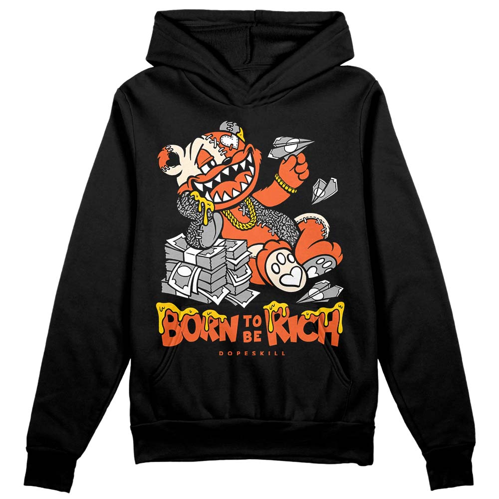 Georgia Peach 3s superstreetwear Hoodie Sweatshirt Born To Be Rich Graphic