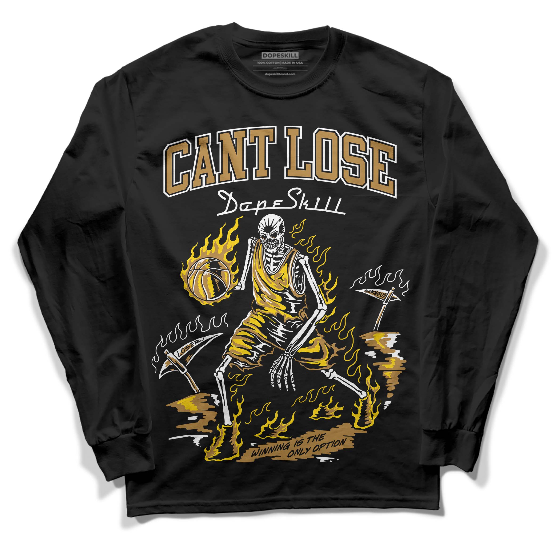 Wheat 13s superstreetwear Long Sleeve T-Shirt Cant Lose Graphic