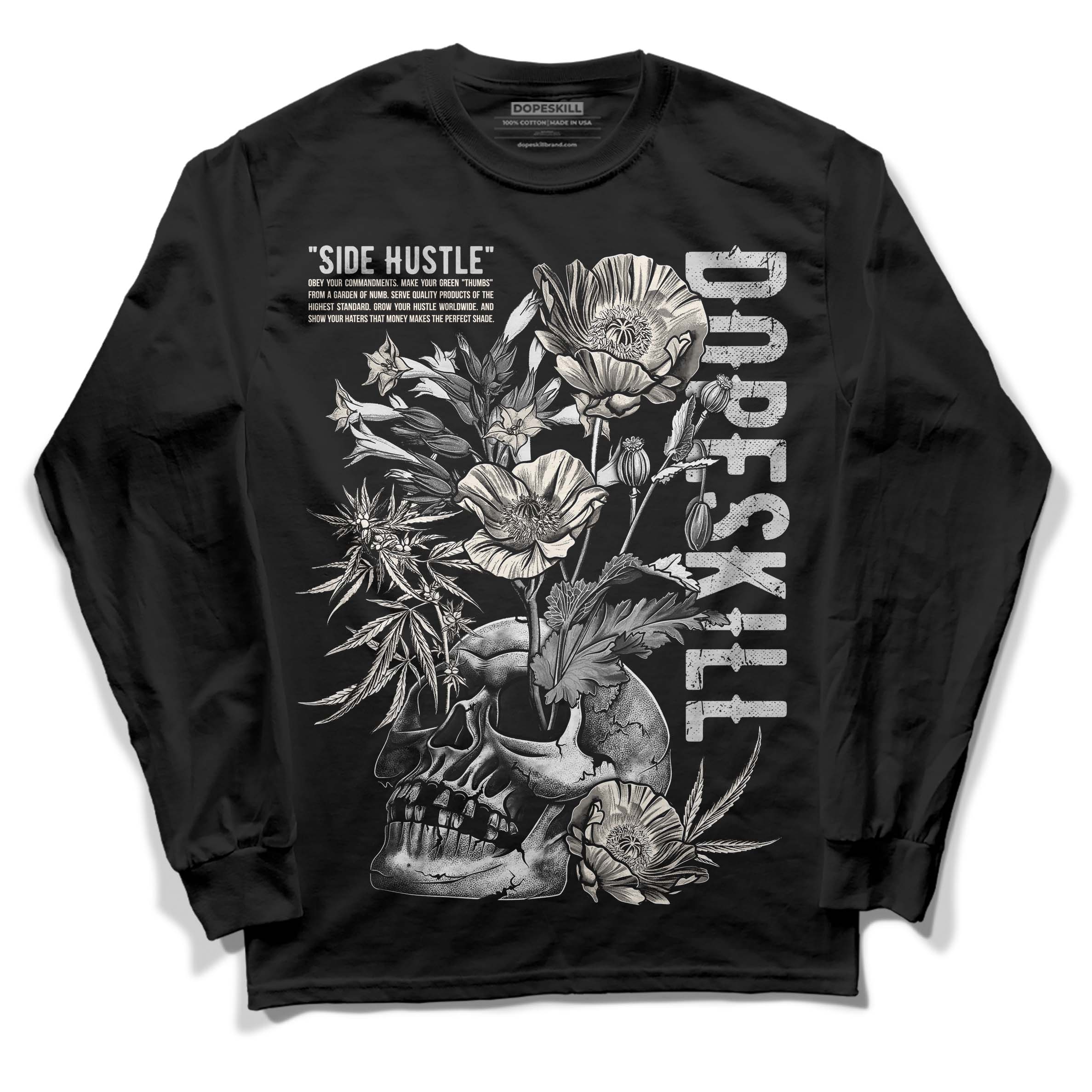 Off Noir 3s superstreetwear Long Sleeve T-Shirt Side Hustle Graphic
