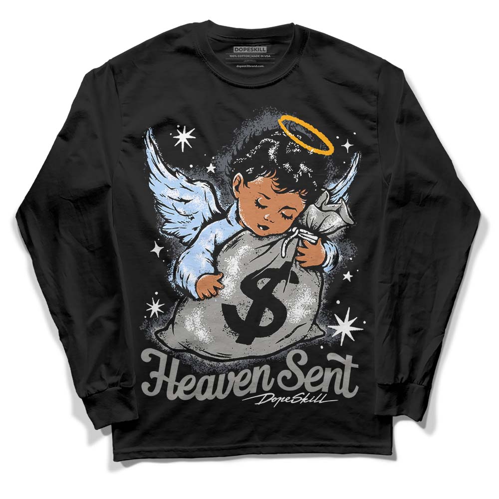 Cool Grey 11s superstreetwear Long Sleeve T-Shirt Heaven Sent Graphic