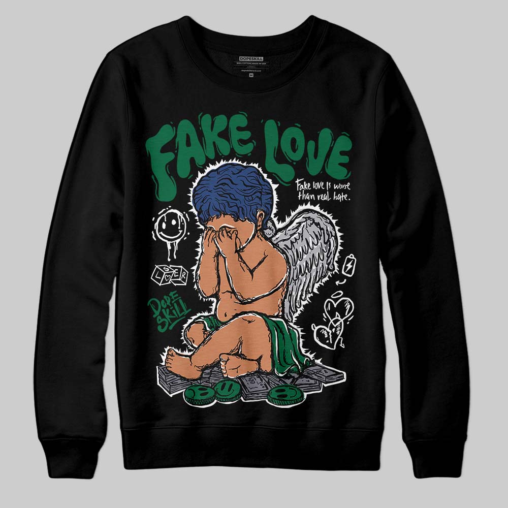 GT-2160 Shamrock Green superstreetwear Sweatshirt False Love Graphic