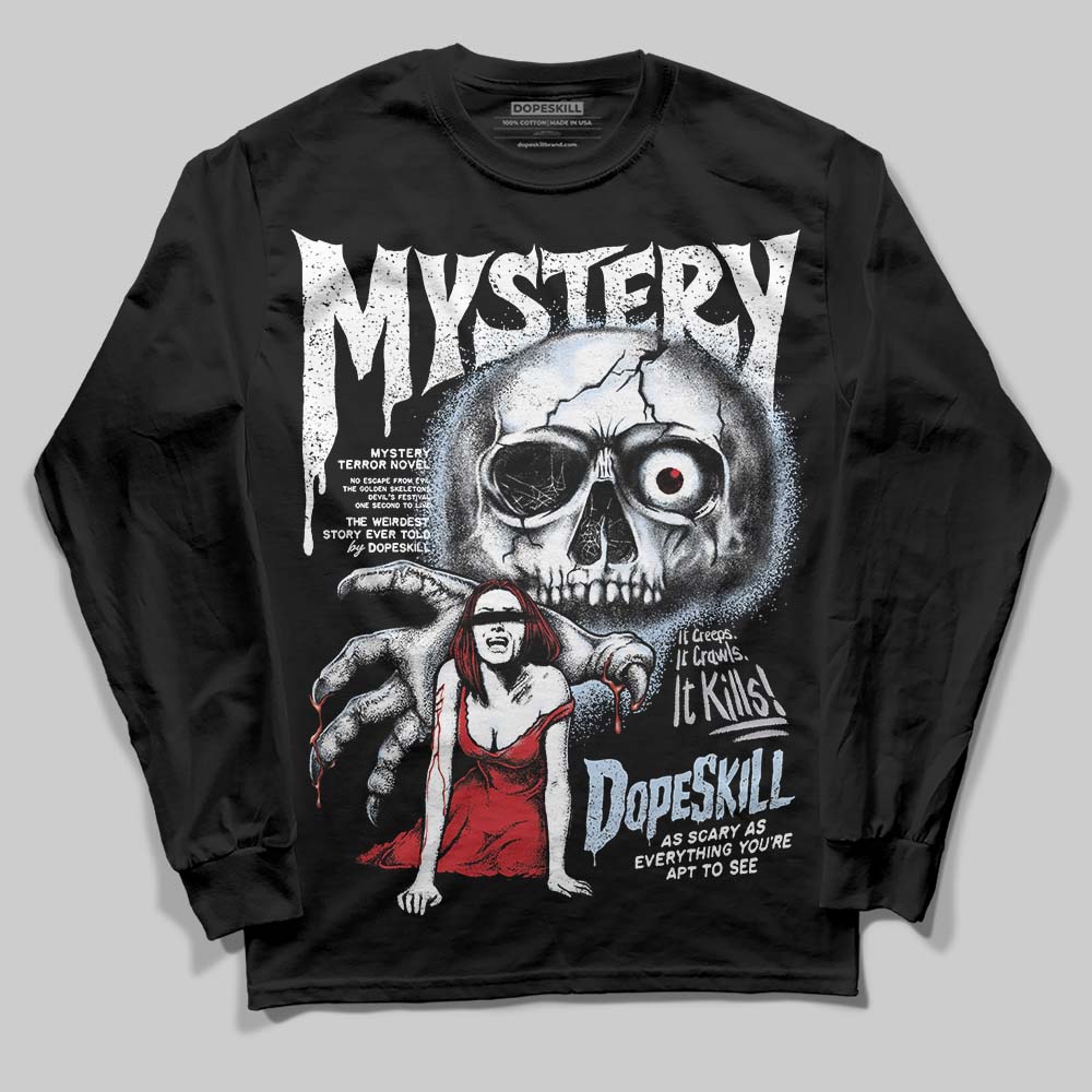 Black Metallic Reimagined 5s superstreetwear Long Sleeve T-Shirt Mystery Ghostly Grasp Graphic