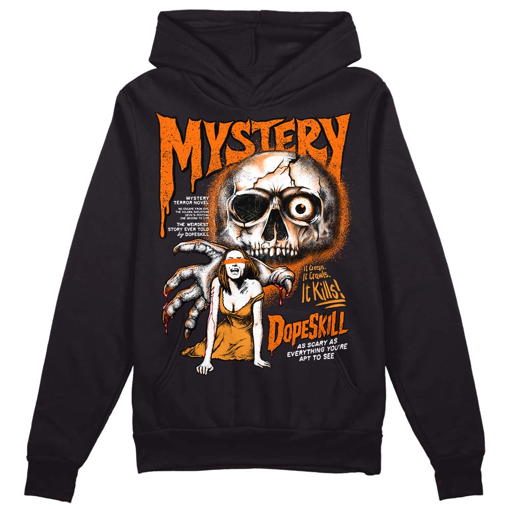 Orange Black White superstreetwear Hoodie Sweatshirt Mystery Ghostly Grasp Graphic
