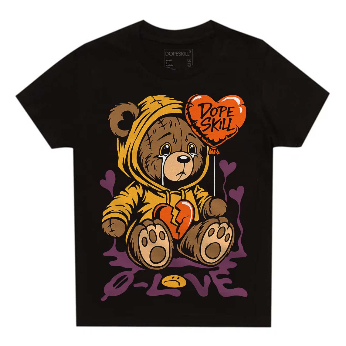 Brotherhood 1s OG superstreetwear Toddler Kids T-shirt Broken Bear Graphic