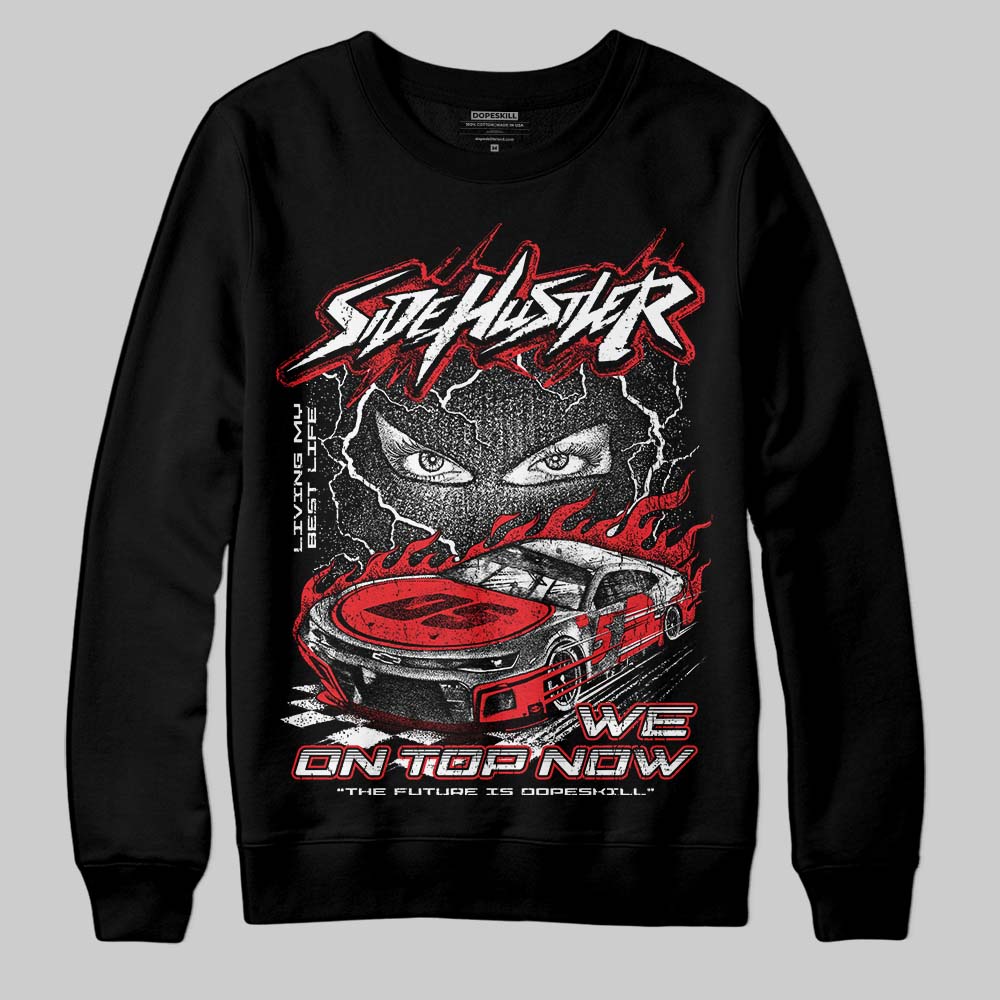 Black and White Collection superstreetwear Sweatshirt New Side Hustler Graphic