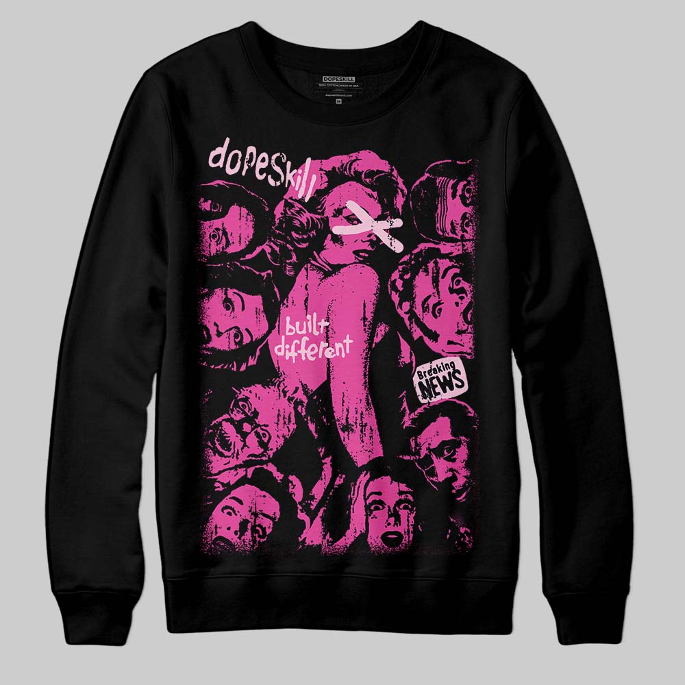 Pink Collection superstreetwear Sweatshirt Built Different Graphic