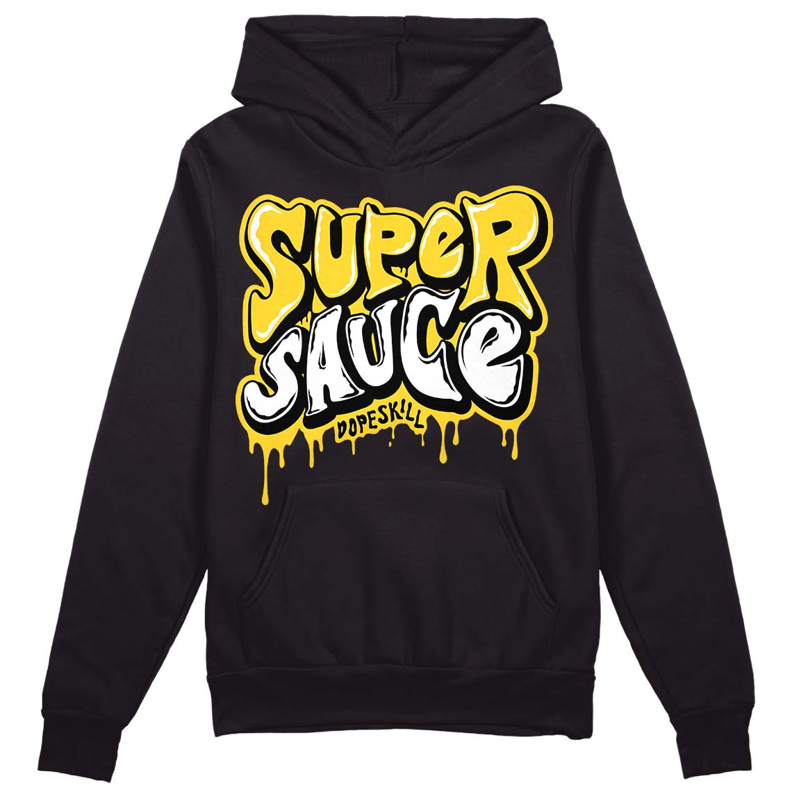 Black Tour Yellow AJ 4 Thunder superstreetwear Hoodie Sweatshirt Super Sauce Graphic