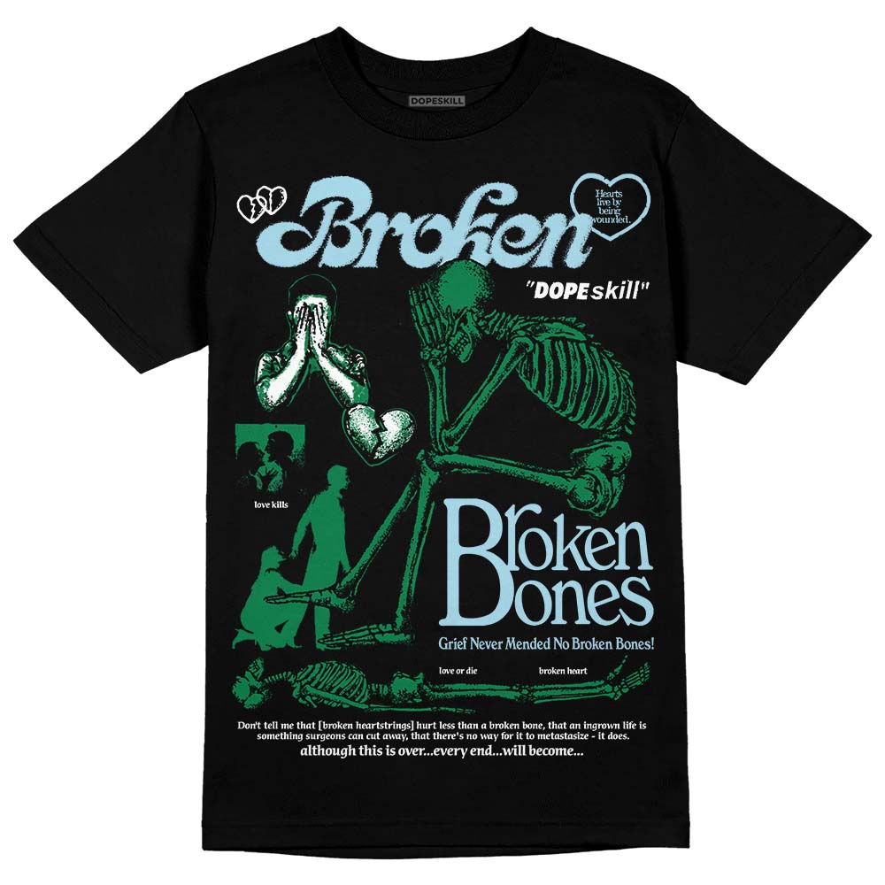 Lucky Green 5s superstreetwear T-Shirt Broken Bones Graphic
