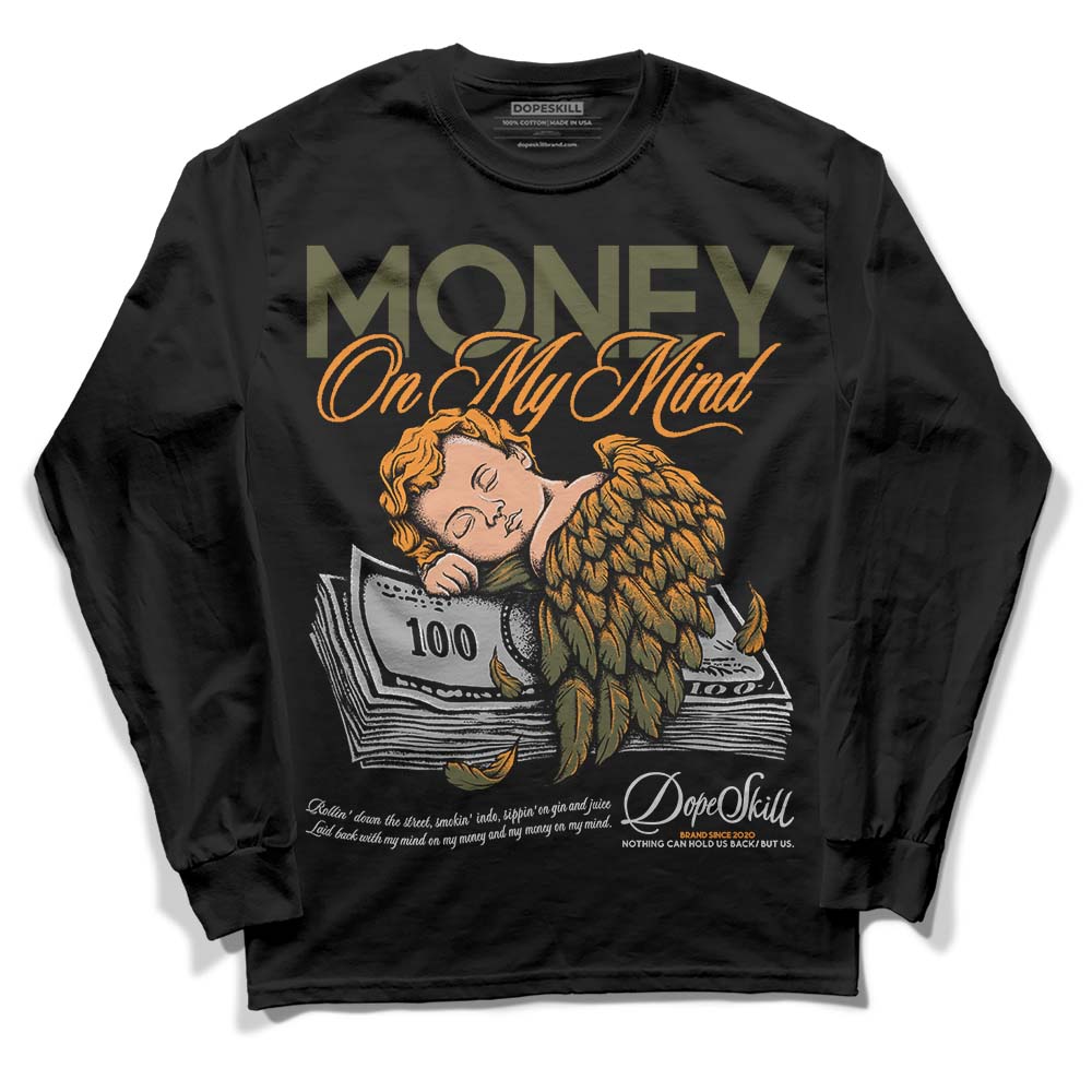 Olive 5s superstreetwear Long Sleeve T-Shirt MOMM Graphic