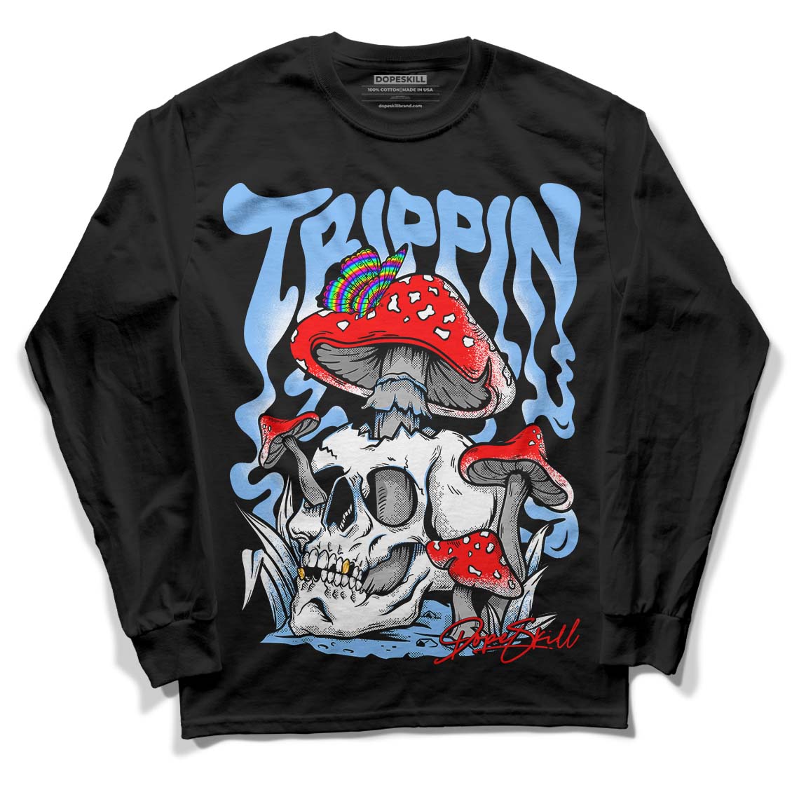 University Blue 6s superstreetwear Long Sleeve T-Shirt Trippin Graphic