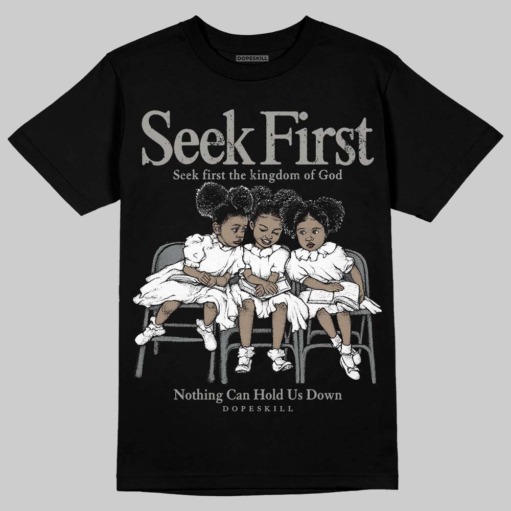 Cool Grey 9s superstreetwear T-Shirt New Seek First Graphic