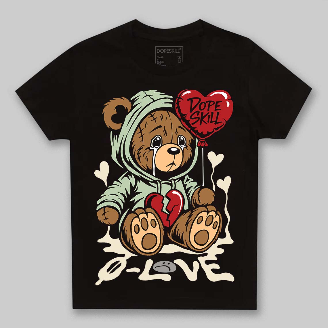 Seafoam 4s 2025 superstreetwear Toddler Kids T-shirt Broken Bear Graphic