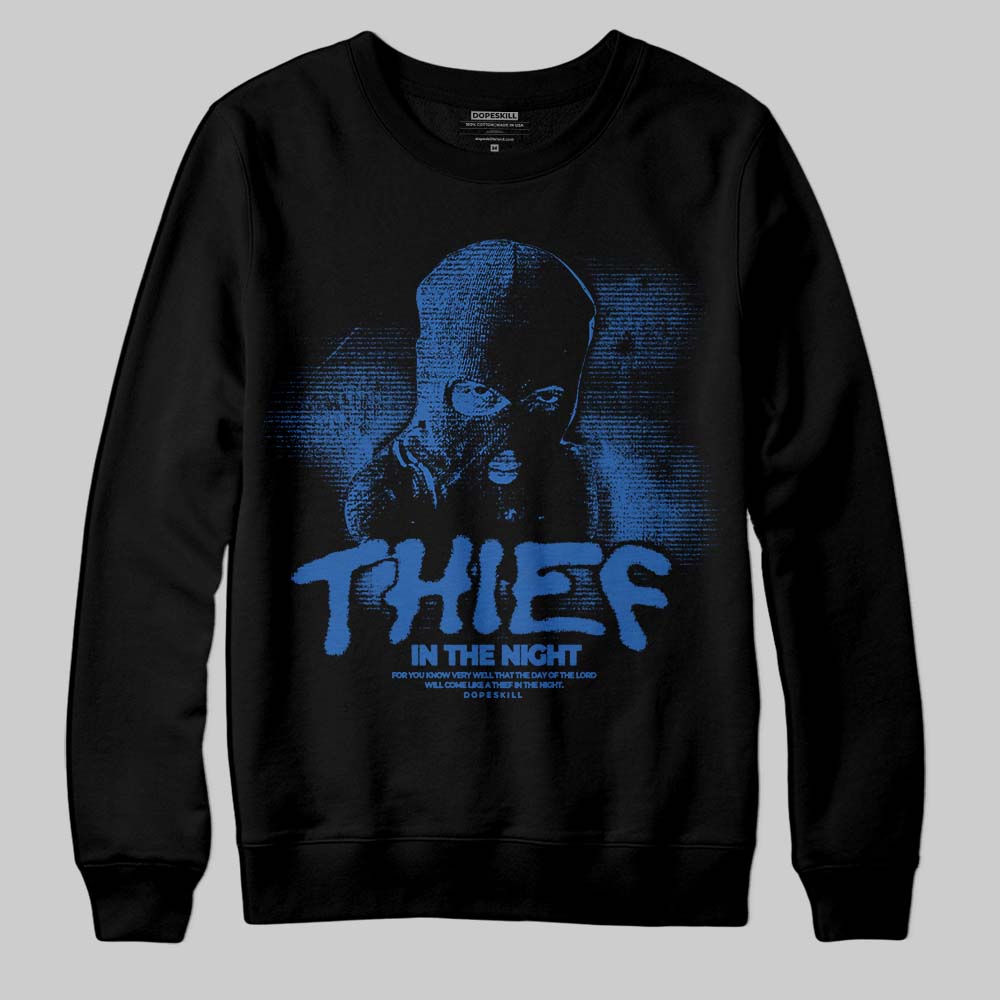 Royal Blue Collection superstreetwear Sweatshirt Thief In The Night Graphic