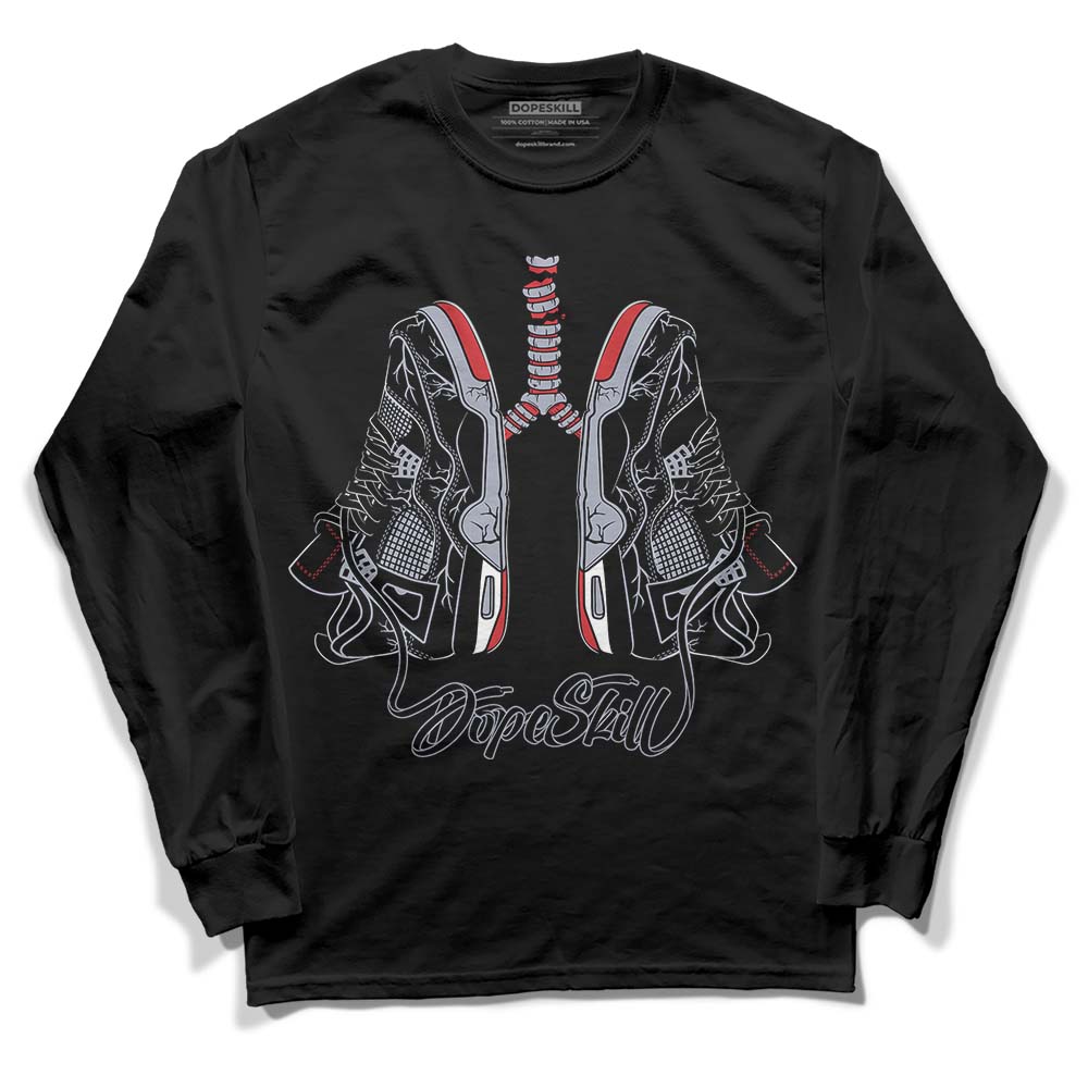 Bred Reimagined 4s superstreetwear Long Sleeve T-Shirt Breathe Graphic