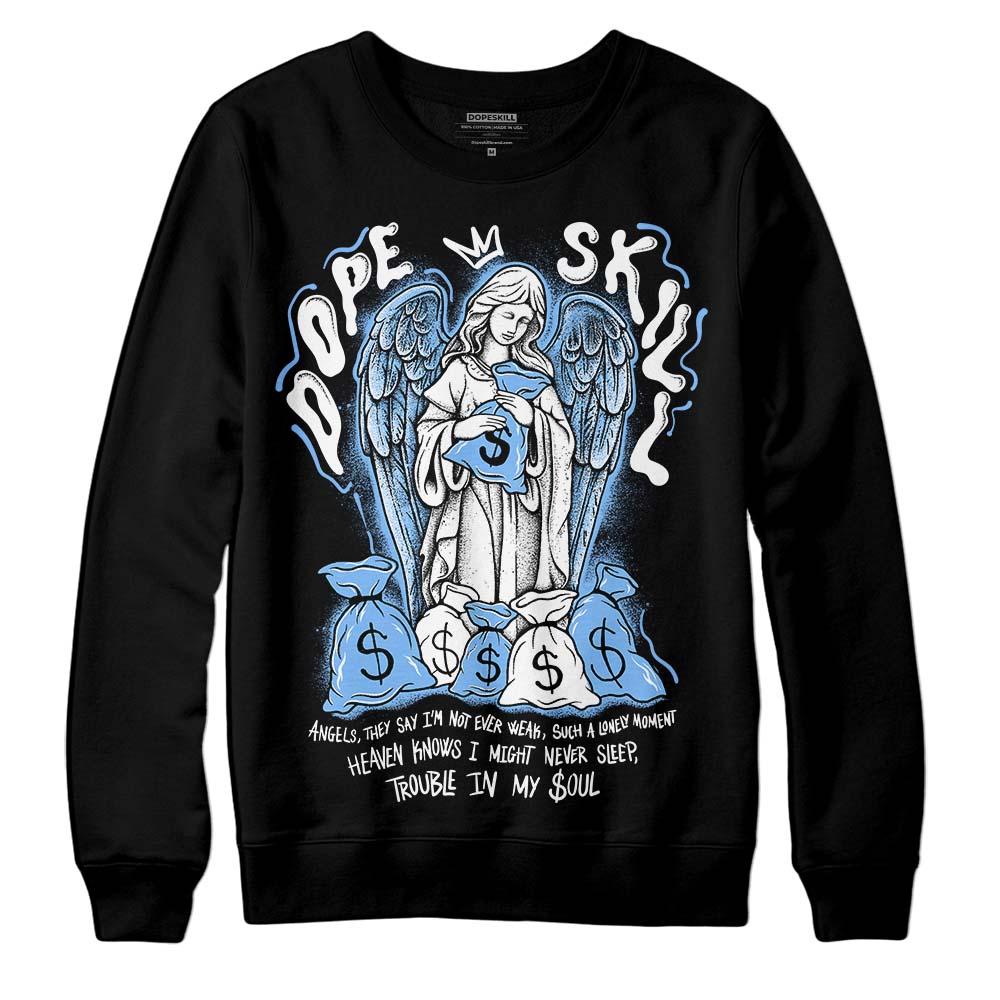 Powder Blue 9s superstreetwear Sweatshirt Angels Graphic