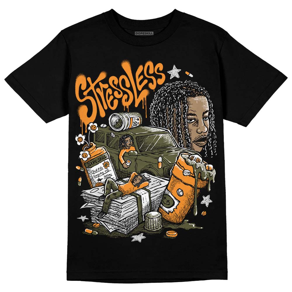 Olive 5s superstreetwear T-Shirt Stressless Graphic