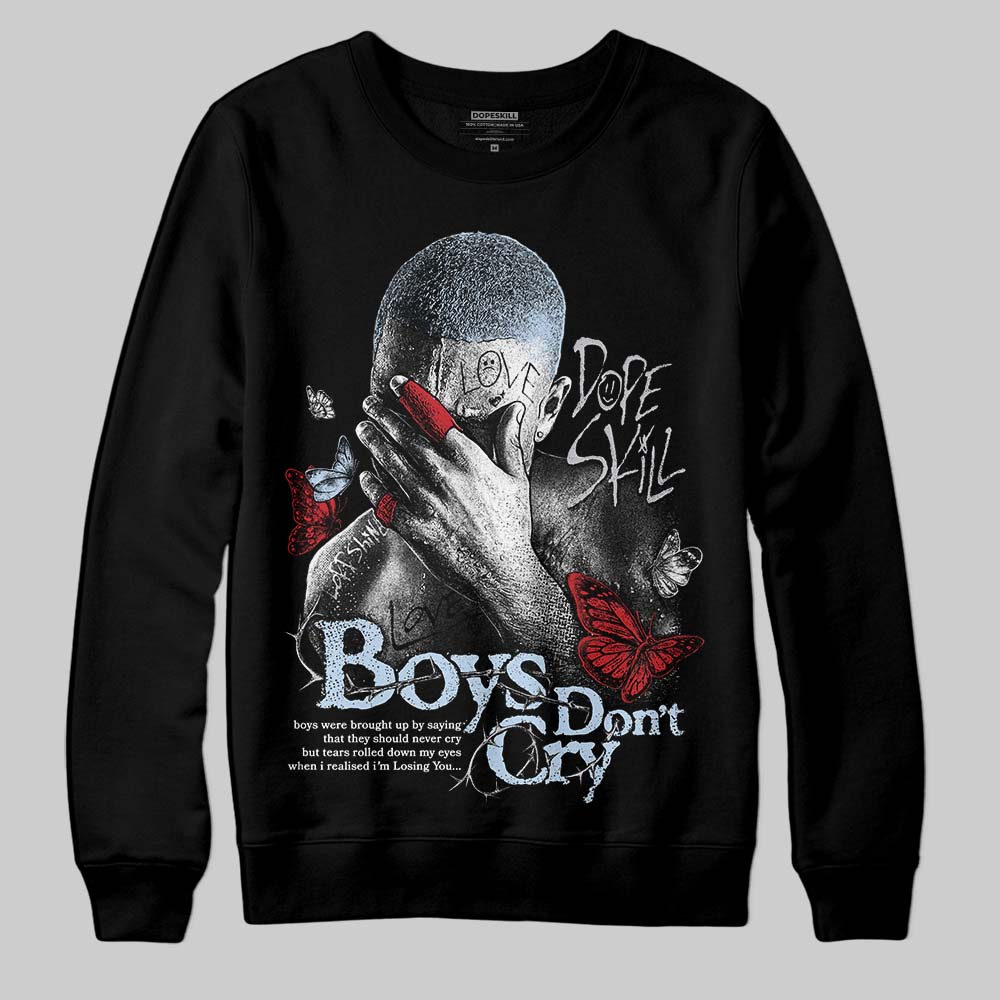 Black Metallic Reimagined 5s superstreetwear Sweatshirt Boys Don't Cry Graphic