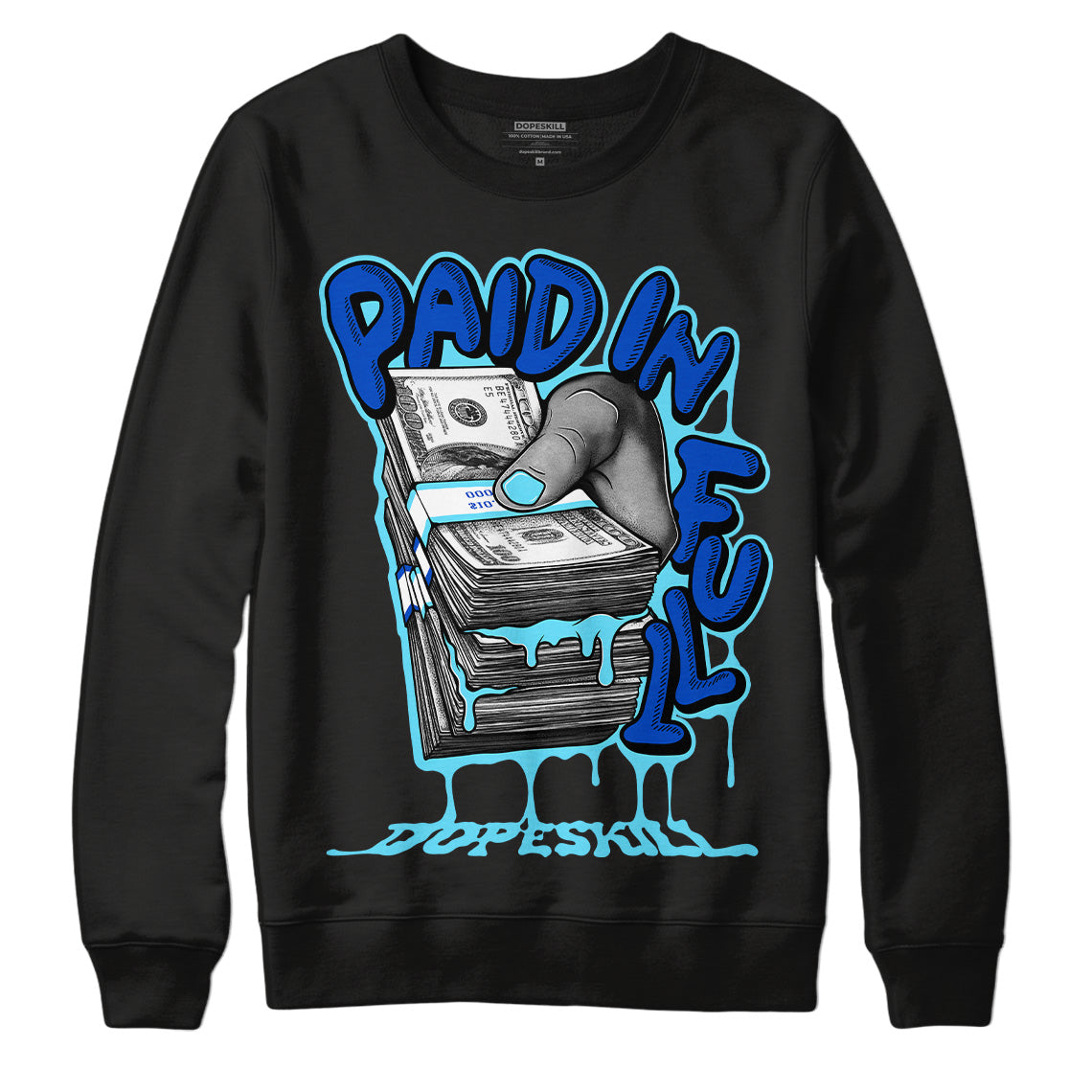 SB Dunk Argon superstreetwear Sweatshirt Paid In Full Graphic