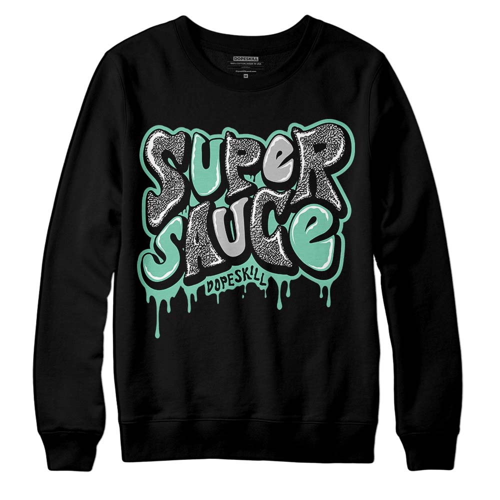 Green Glow 3s superstreetwear Sweatshirt Super Sauce Graphic
