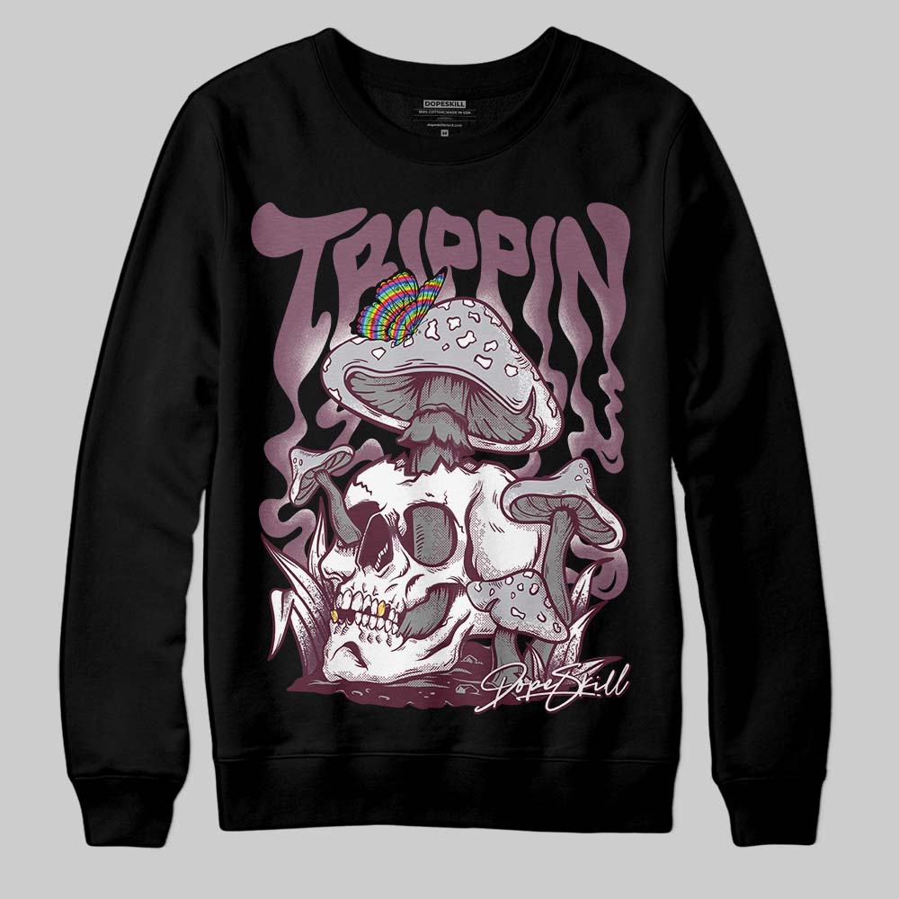 Burgundy 5s superstreetwear Sweatshirt Trippin Graphic