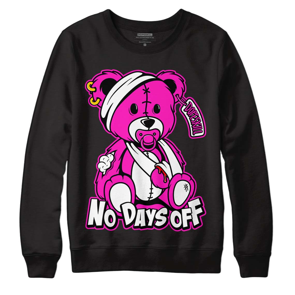 Dunk Low Active Fuchsia superstreetwear Sweatshirt Hurt Bear Graphic