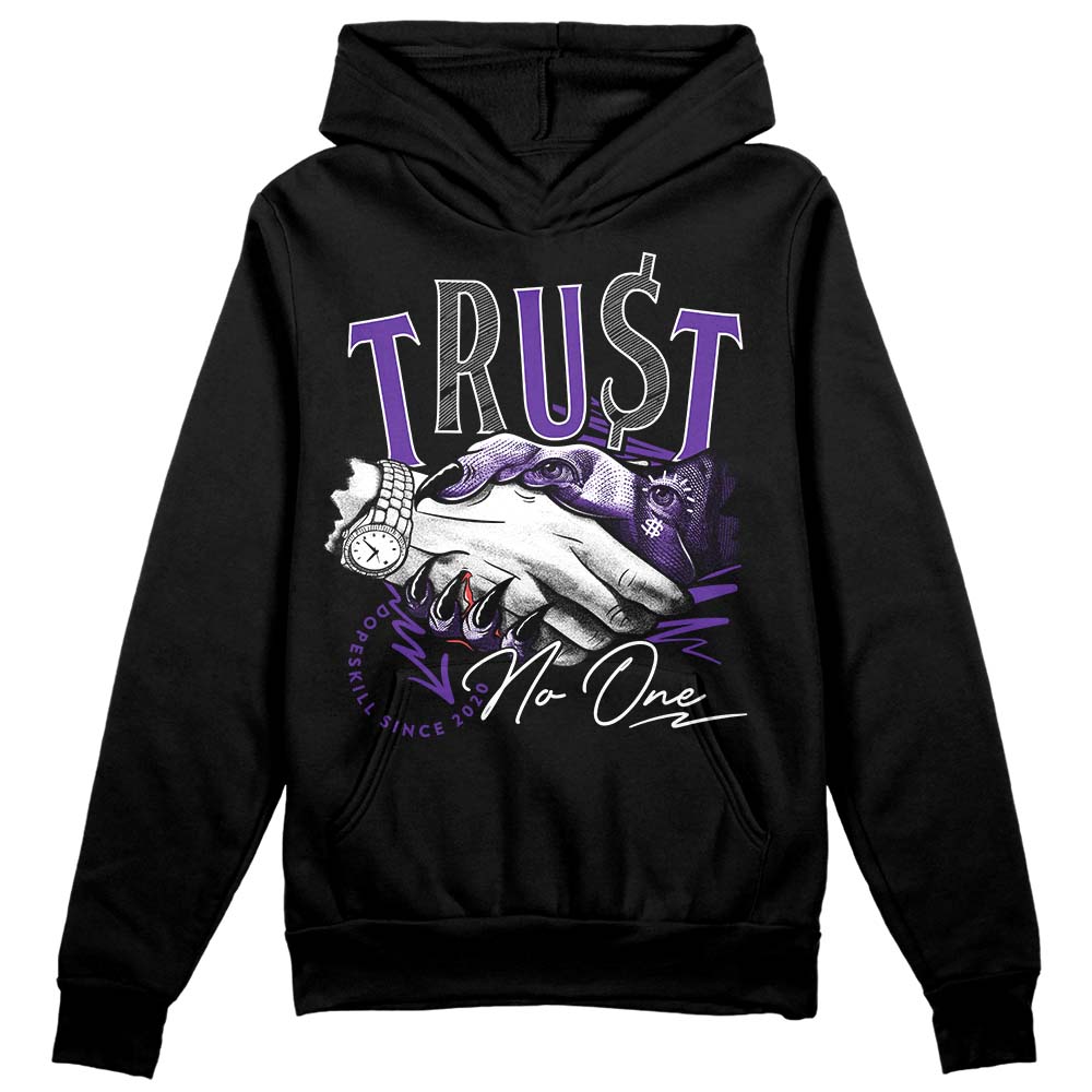 PURPLE Collection superstreetwear Hoodie Sweatshirt Trust No One Graphic
