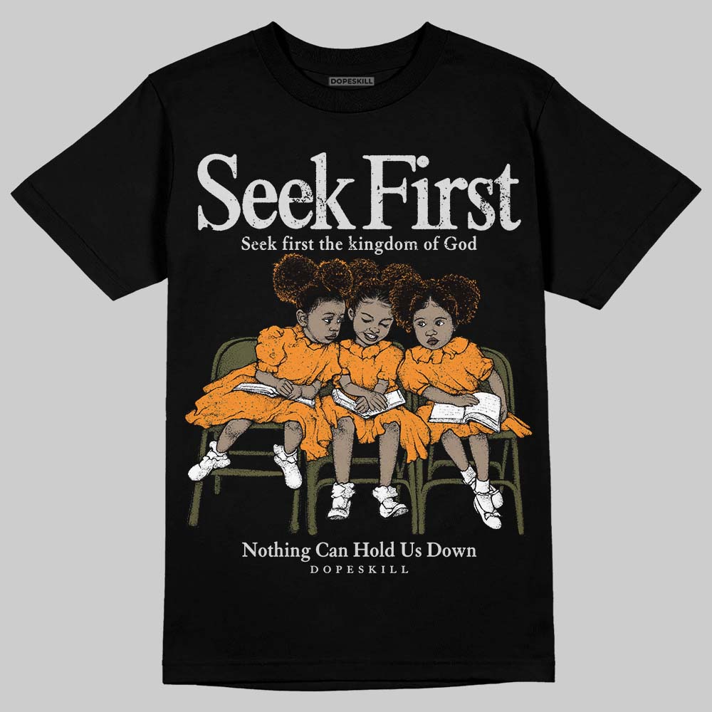 Olive 5s superstreetwear T-Shirt New Seek First Graphic