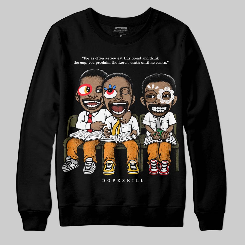 Olive 5s superstreetwear Sweatshirt First Sunday Graphic