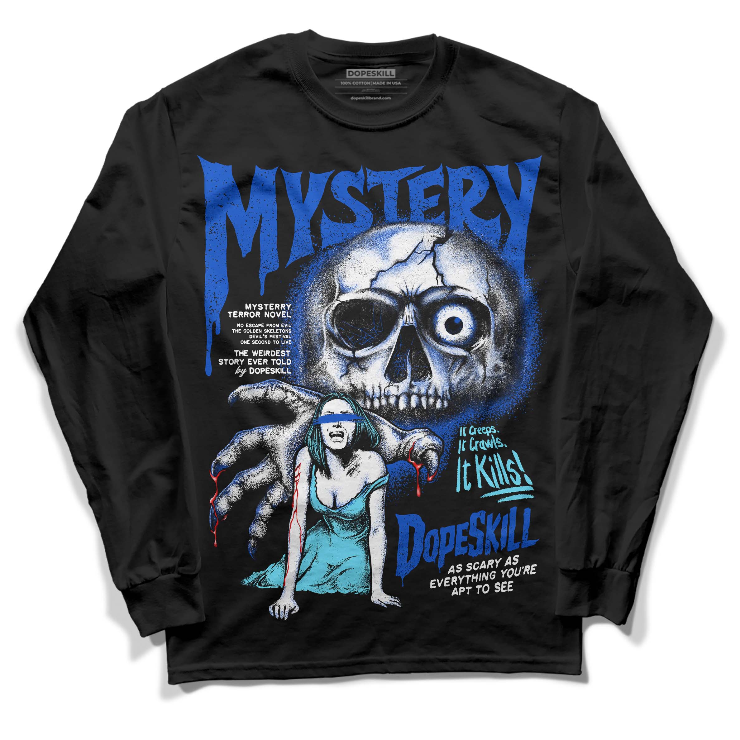 SB Dunk Argon superstreetwear Long Sleeve T-Shirt Mystery Ghostly Grasp Graphic