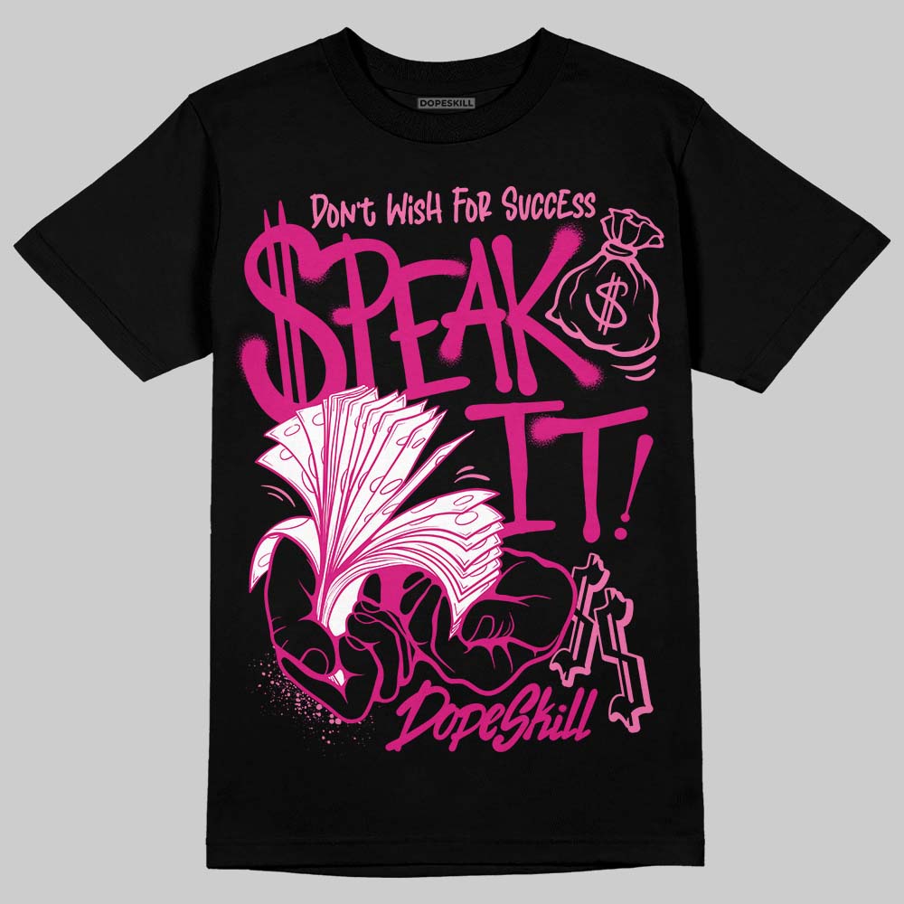 Rick RO Pink Leather Sneakers superstreetwear T-Shirt Speak It Graphic