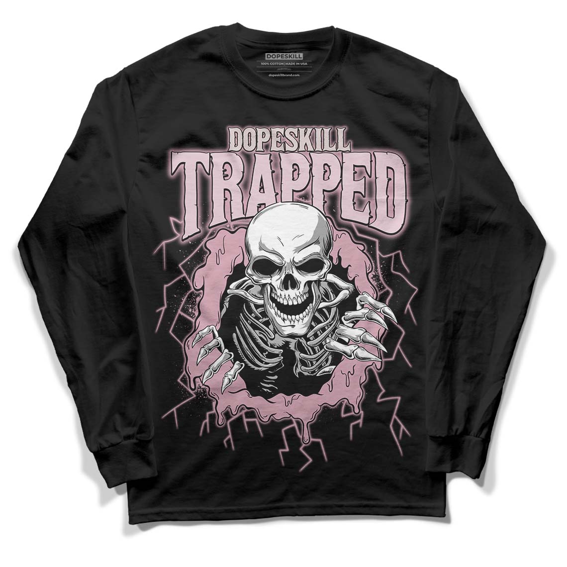 Dunk Low Teddy Bear Pink superstreetwear Long Sleeve T-Shirt Trapped Halloween Graphic
