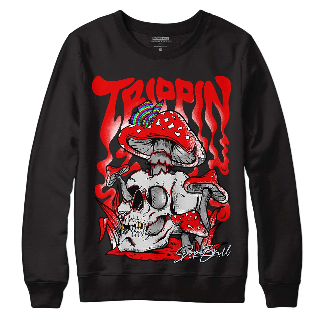 Cherry 11s superstreetwear Sweatshirt Trippin Graphic