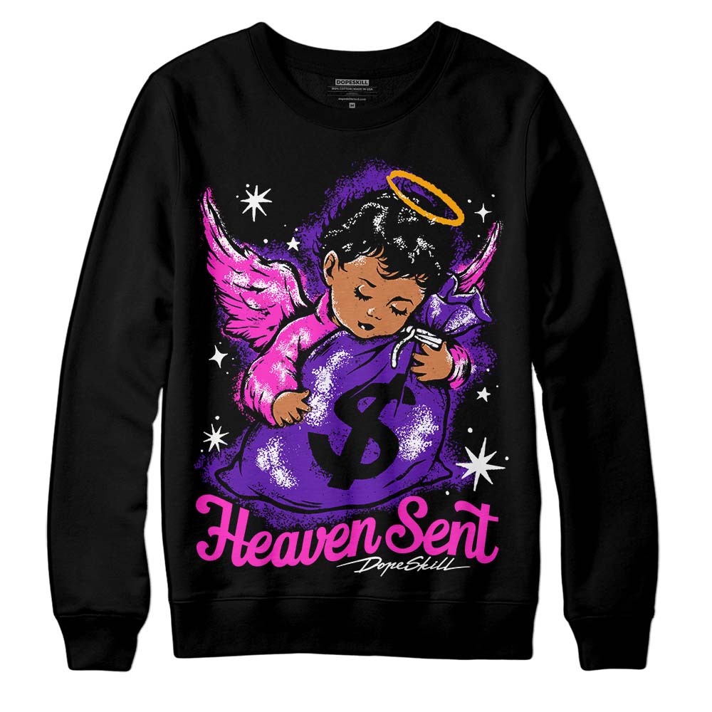 Court Purple 13s superstreetwear Sweatshirt Heaven Sent Graphic