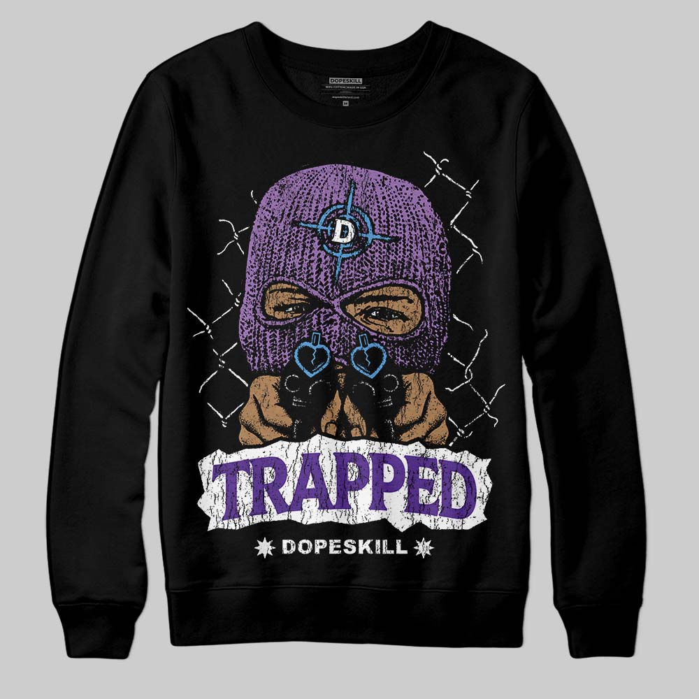 PURPLE Collection superstreetwear Sweatshirt New Trapped Graphic