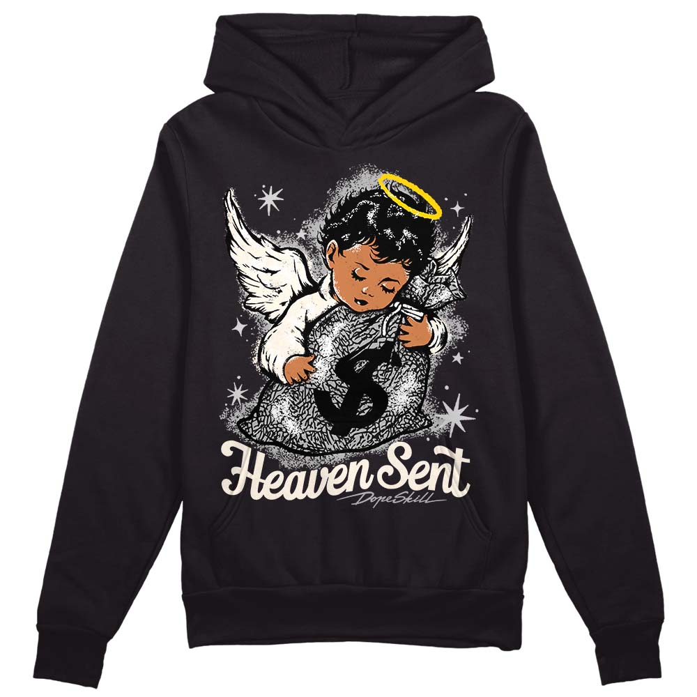 Off Noir 3s superstreetwear Hoodie Sweatshirt Heaven Sent Graphic
