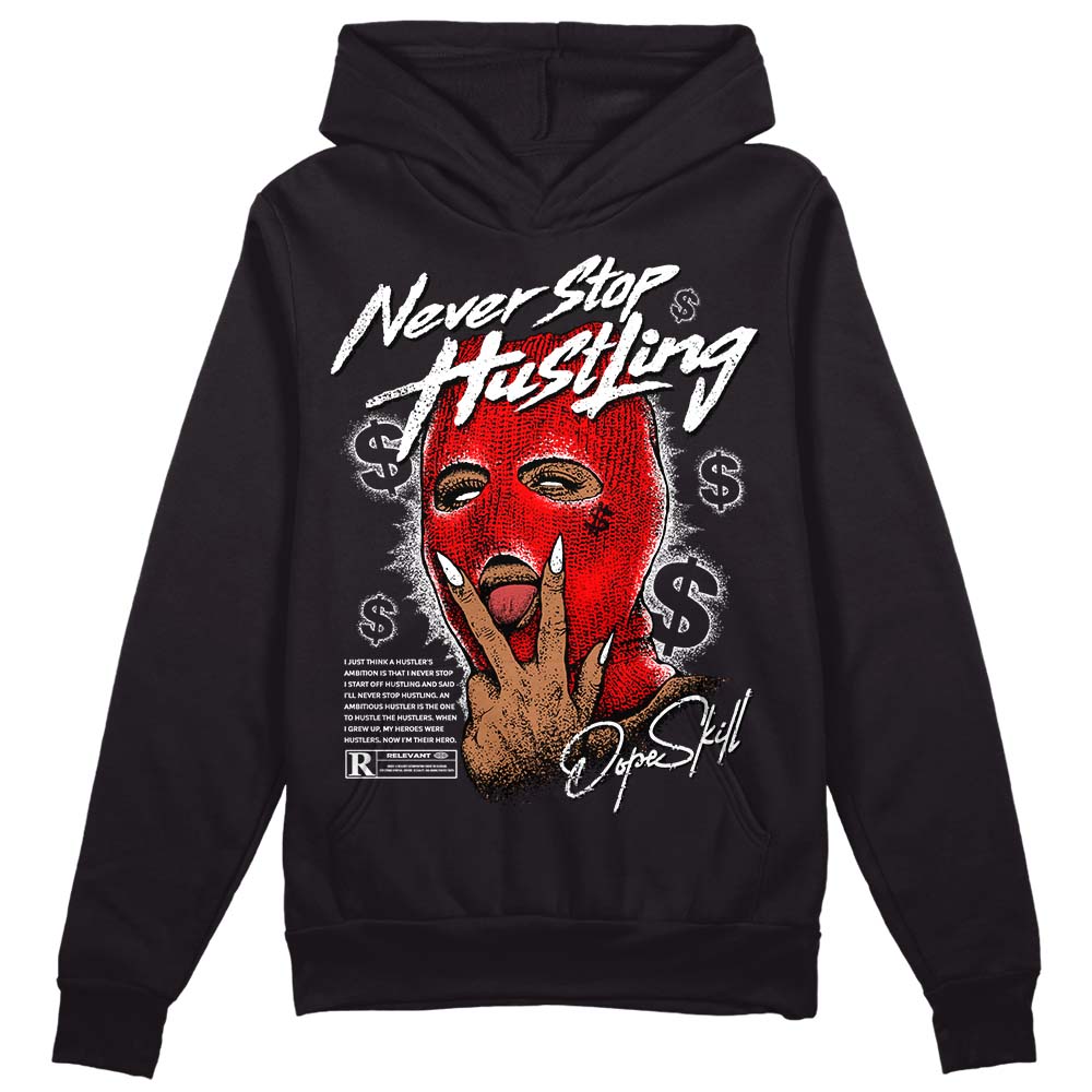 Black and White Collection superstreetwear Hoodie Sweatshirt Never Stop Hustling Graphic