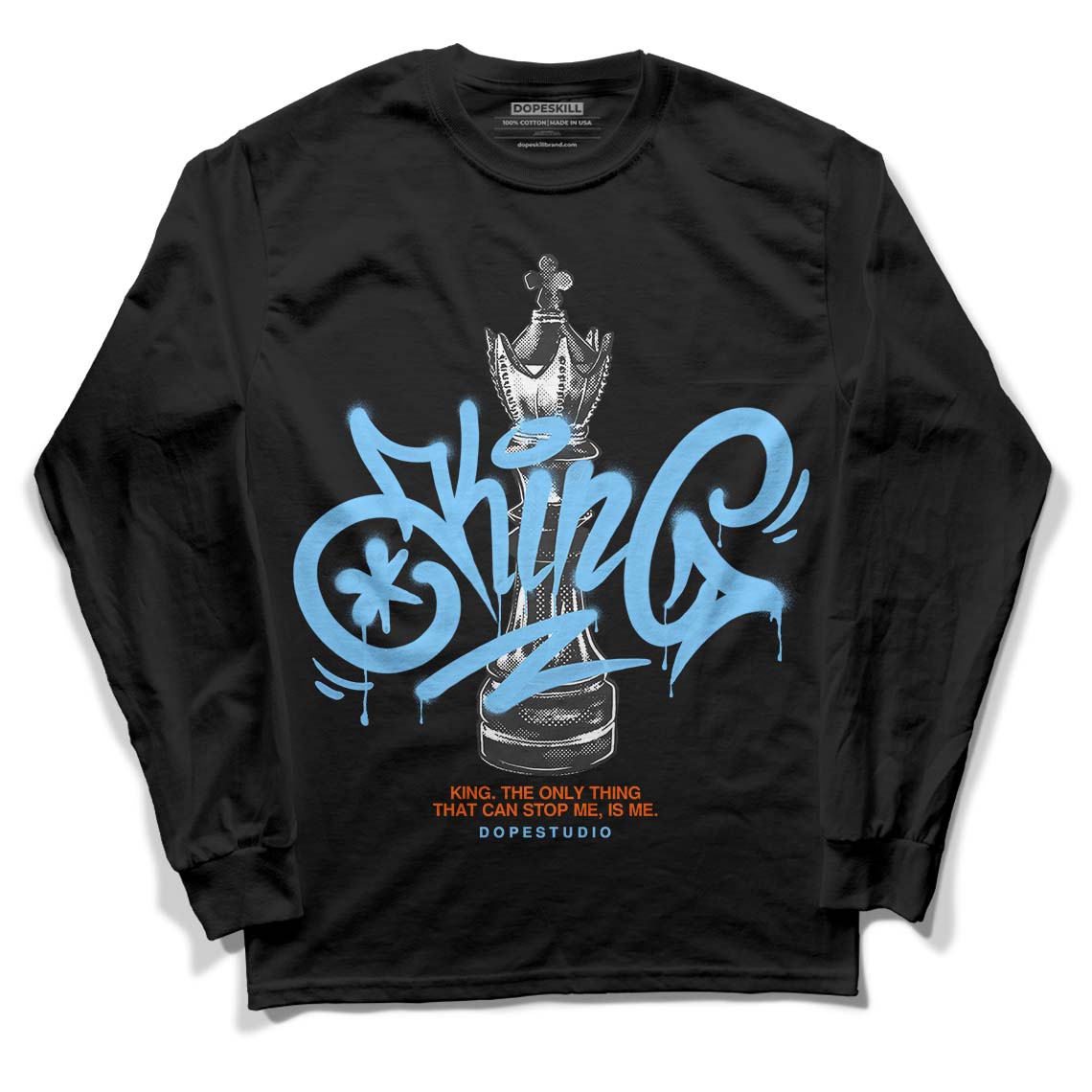 Dunk Low Futura University Blue superstreetwear Long Sleeve T-Shirt King Chess Graphic
