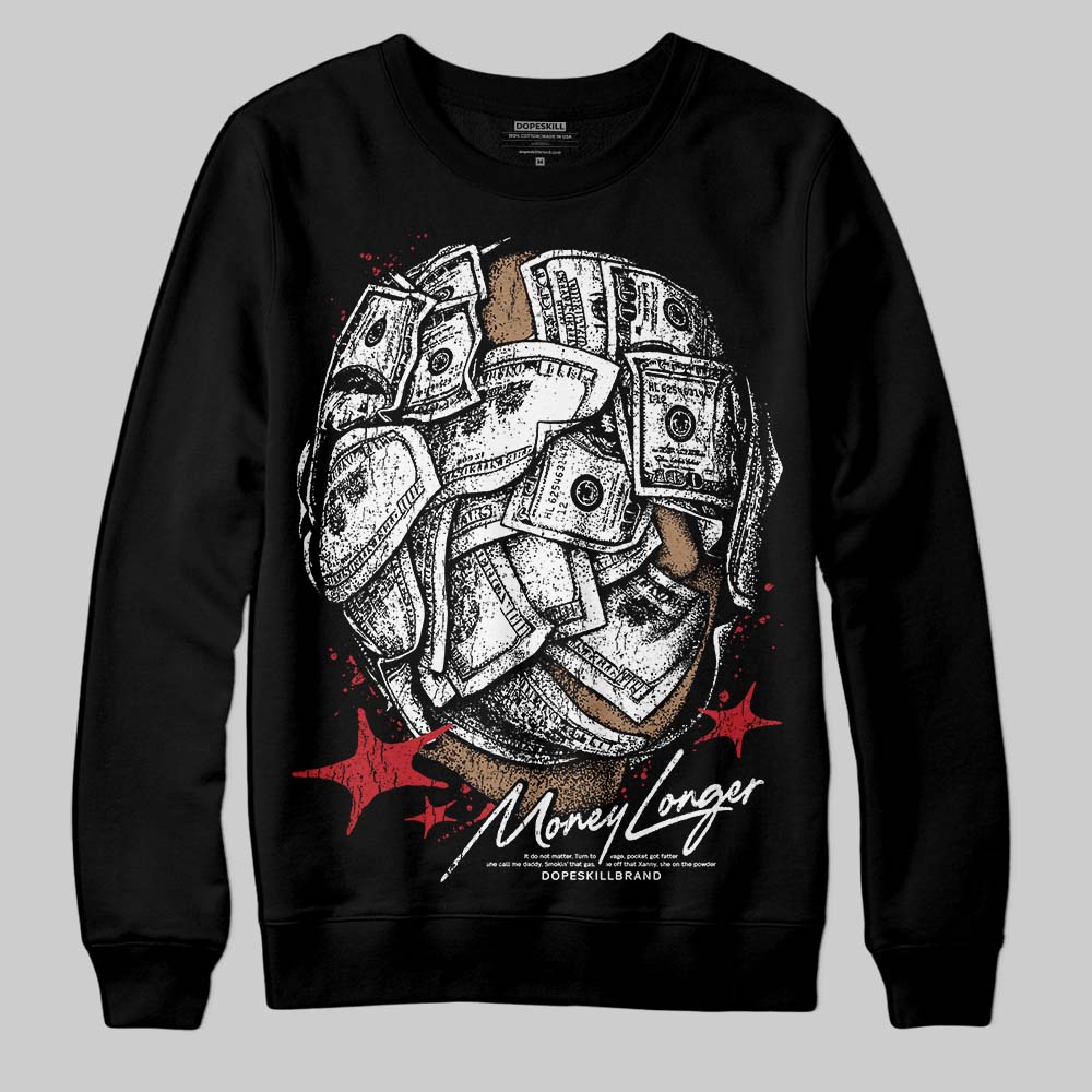Bred 11s superstreetwear Sweatshirt Money Longer Graphic
