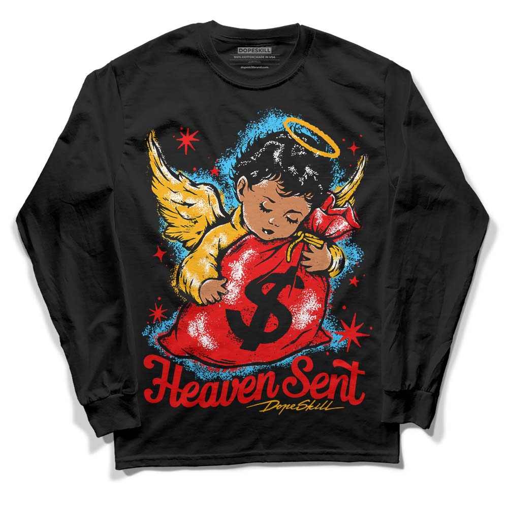 Red Collection superstreetwear Long Sleeve T-Shirt Heaven Sent Graphic