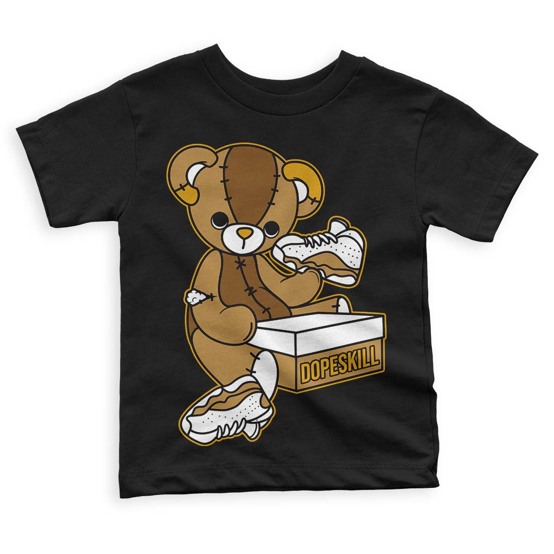 Wheat 13s superstreetwear Toddler Kids T-shirt Sneakerhead BEAR Graphic