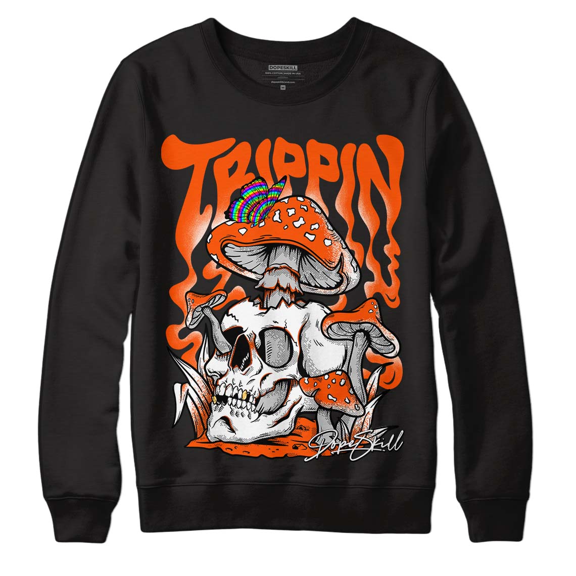 Orange Milk superstreetwear Sweatshirt Trippin Graphic