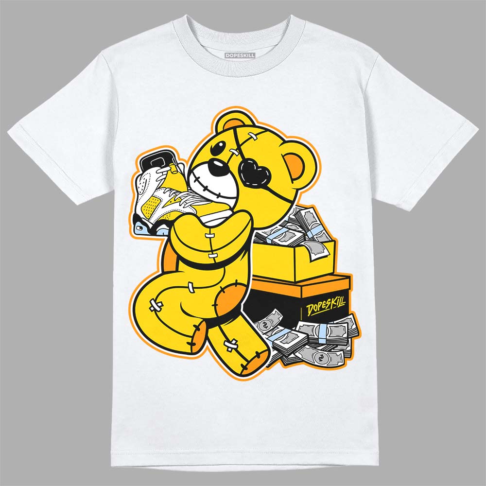 Yellow Ochre 6s superstreetwear T-Shirt Bear Steals Sneaker Graphic